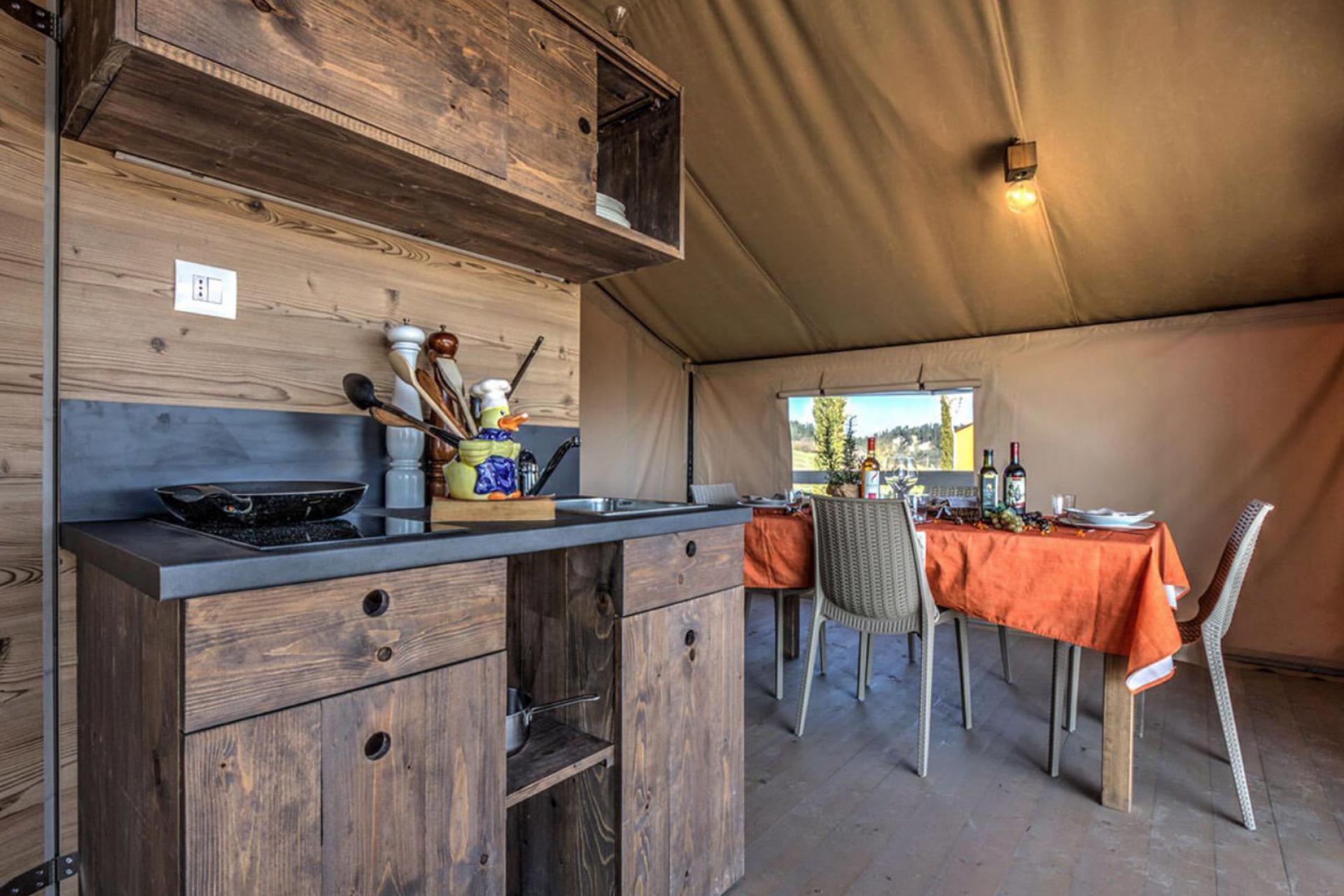 Glamping per famiglie in Toscana